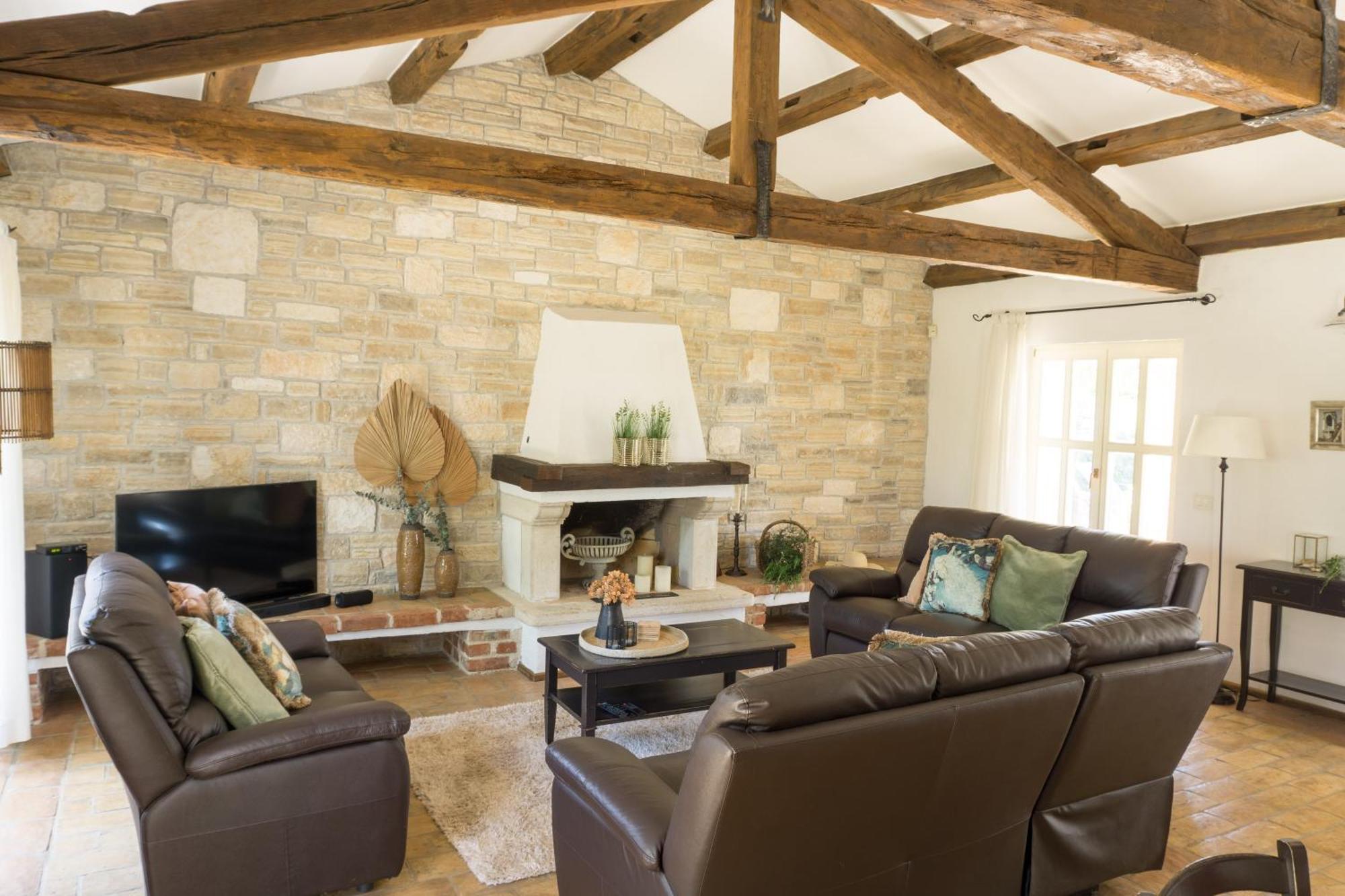 Villa Melissa - Istrisches Steinhaus Mit Pool In Guter Lage Sveti Lovreč Pazenatički Eksteriør bilde